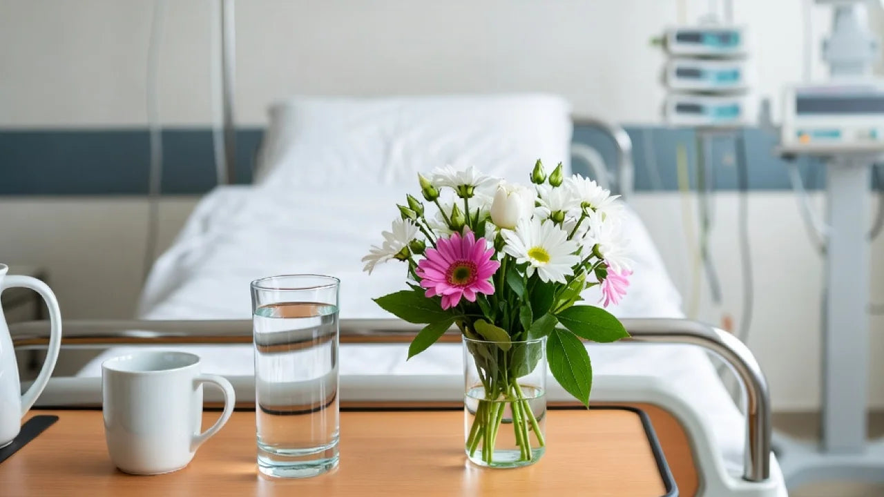 La guía de flores para enviar deseos de recuperación a un hospital